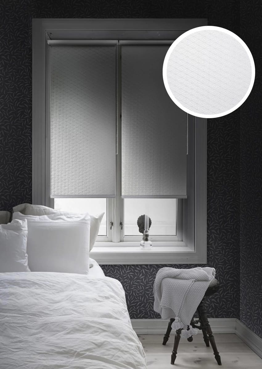 Ролло Blackout, Диаманд Белый 43х160 см, (арт. 81449043160), норма - фото 1