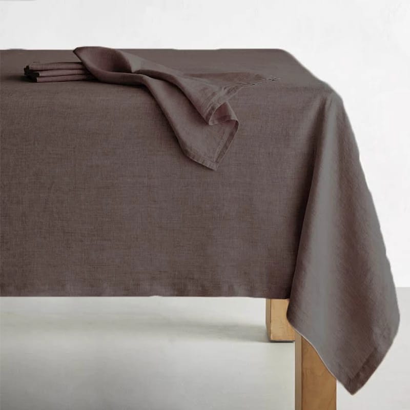 СКАТЕРТЬ ЛЕН  (МОККО) ЕВРОУГОЛОК,137*180, ПАКЕТ, ФЛАЕР, АРТ.01061, норма - фото 1