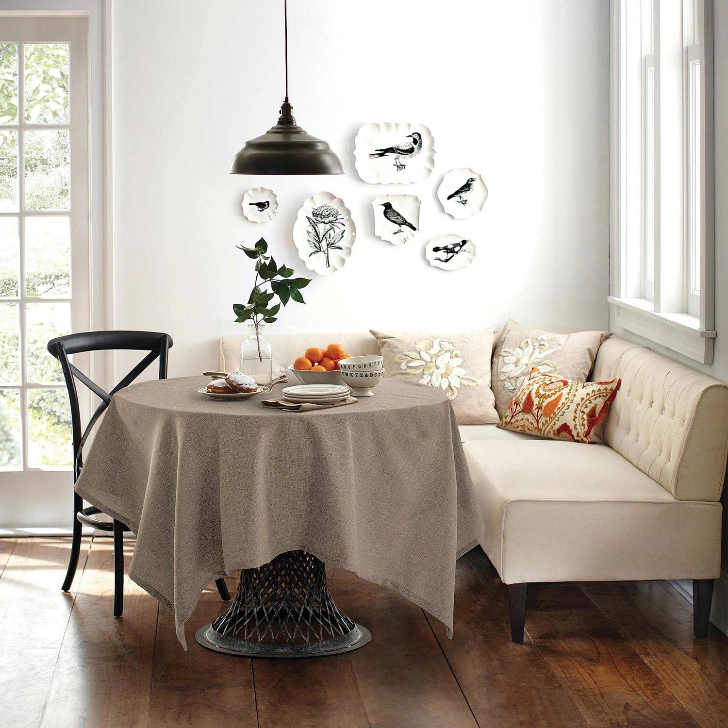 СКАТЕРТЬ ВОЛШЕБНАЯ НОЧЬ РОГОЖКА ДТ172 165/200 КАКАО 71, норма - фото 1