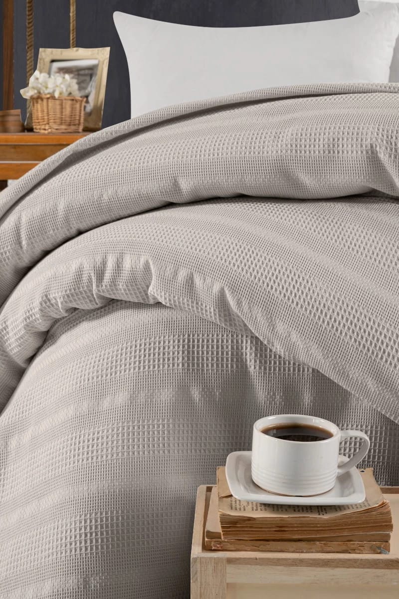 Плед Arya из Хлопка 160x235 Joyce Серый, норма - фото 2