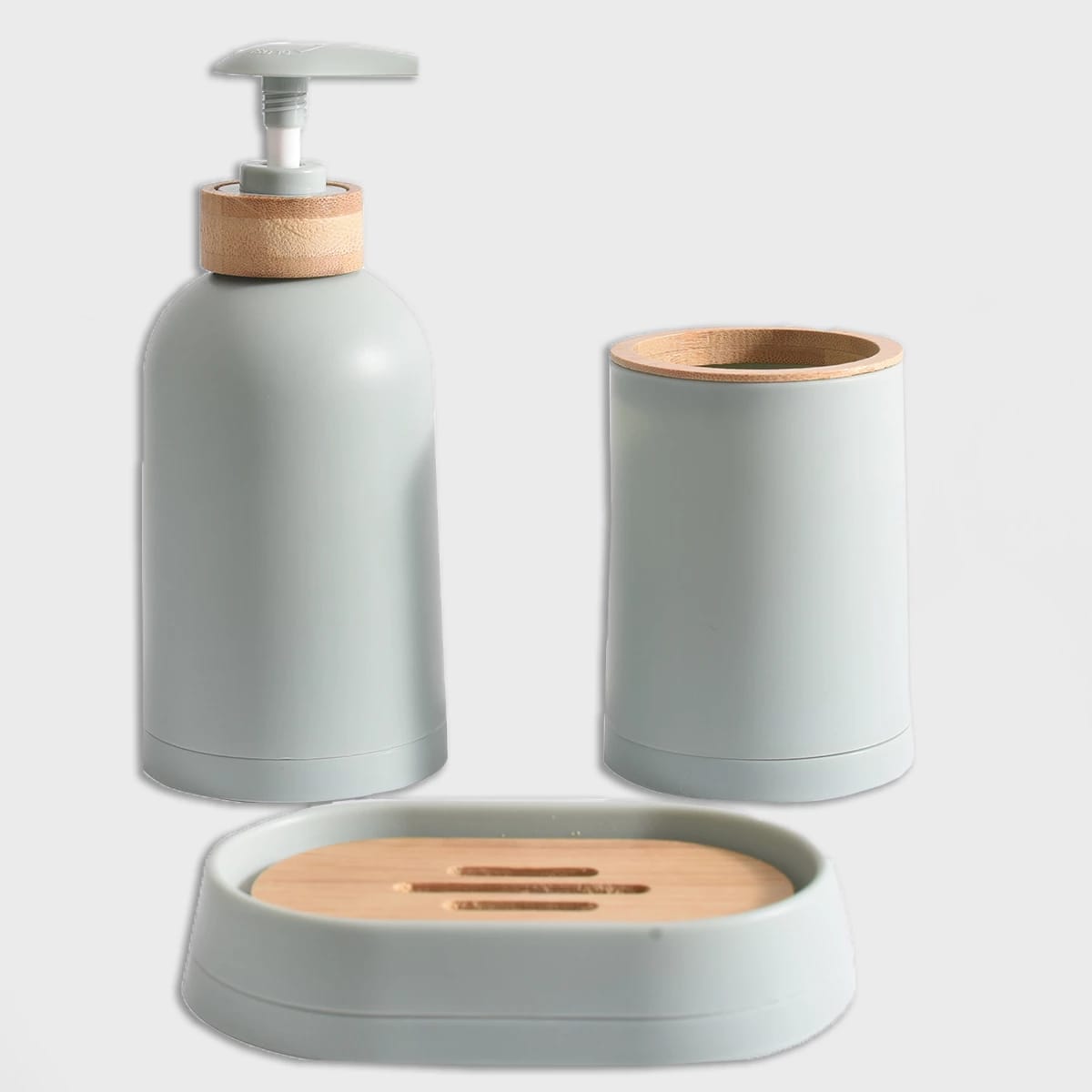 Набор Для Ванной 3 Пр. Rustic (Зеленый), норма - фото 1