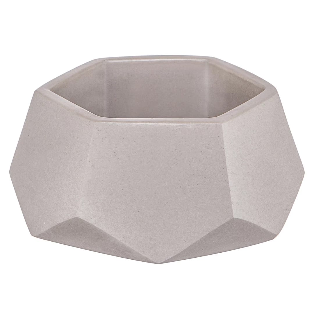 Кашпо "Соты", серый, 0,22л., норма - фото 1