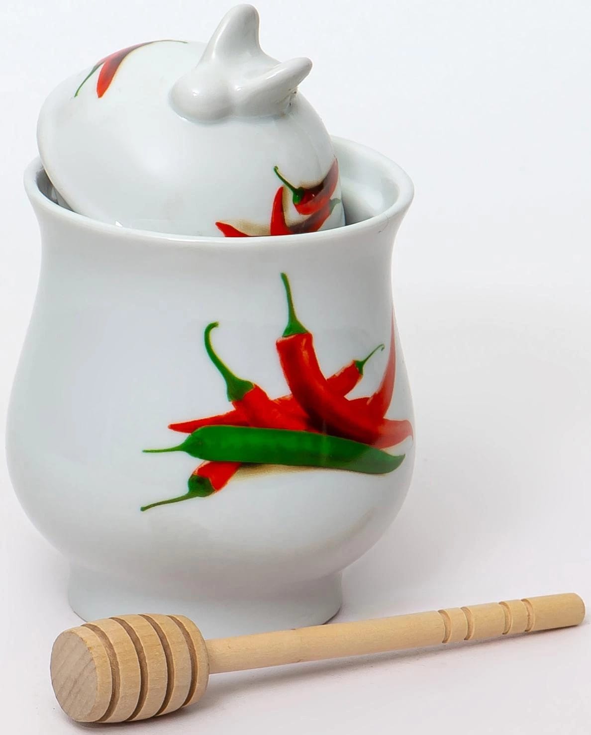 Баночка для мёда с ложкой PARTY TIME "Чили" (арт. 102-05079), норма - фото 1