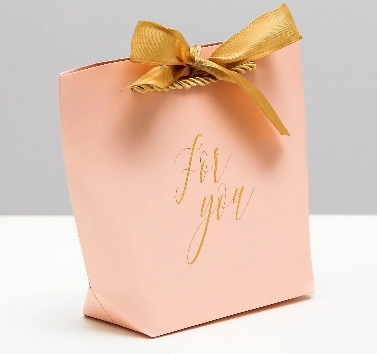 Пакет подарочный "For you" 21х17х7 см   4785000, норма - фото 1