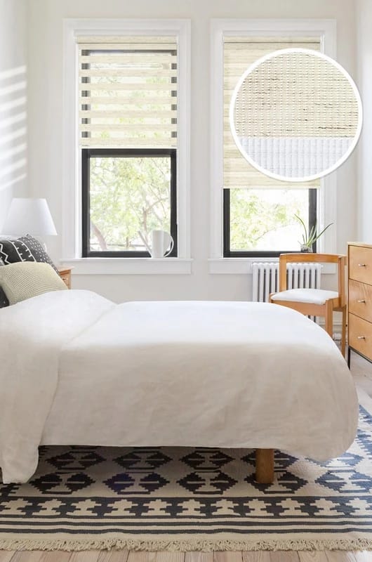 Миниролло "День-Ночь", лён, 43х170 см, (арт. 400502043), норма - фото 1