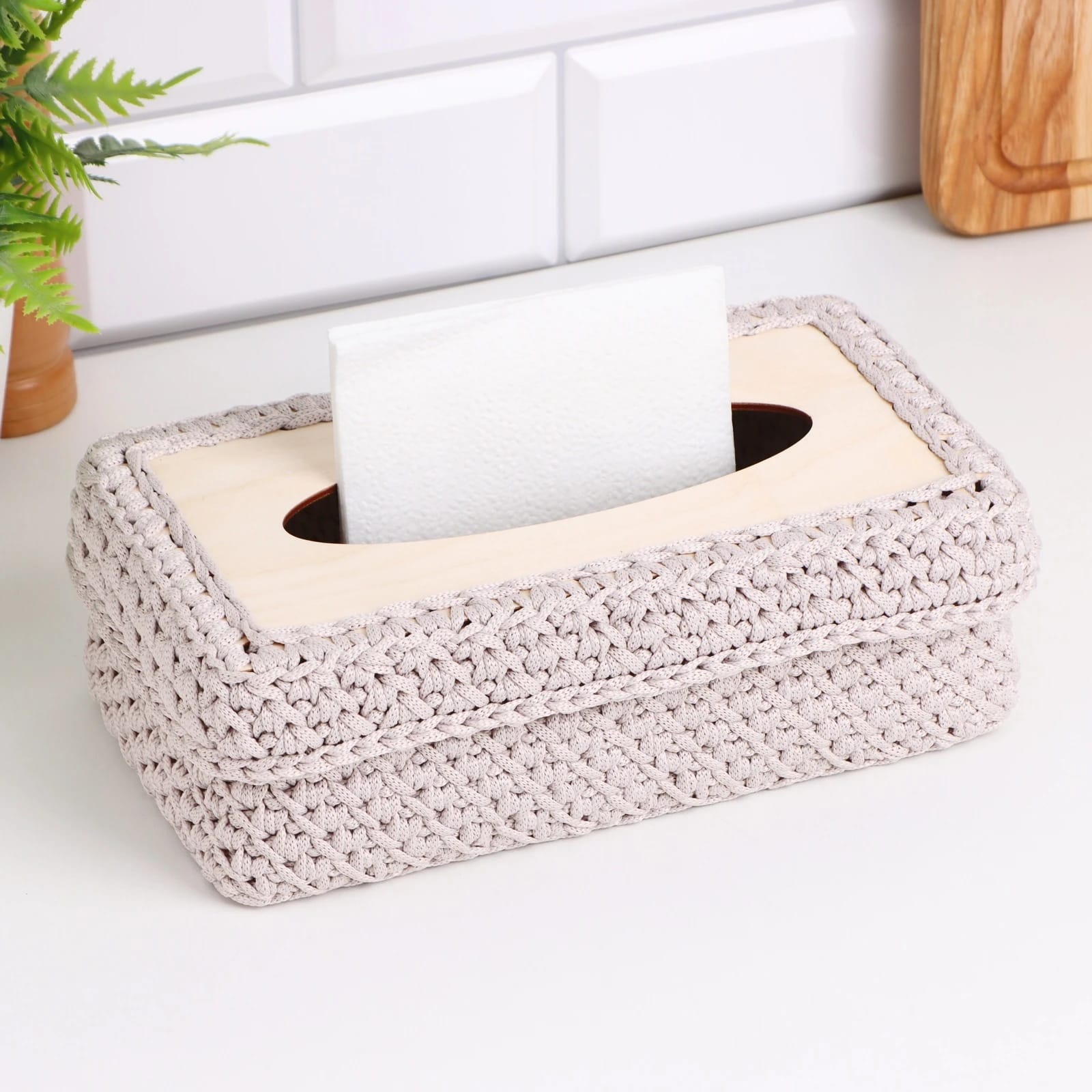 Салфетница 25х17х7,5 см, полиэфирное волокно 10454318, норма - фото 1