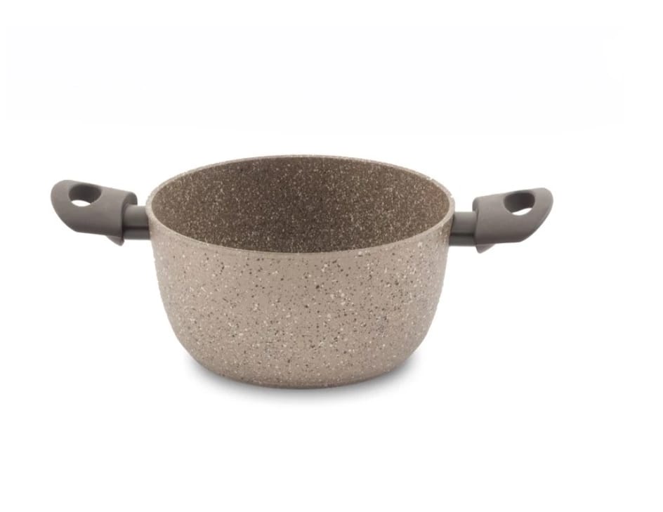 КАСТРЮЛЯ 2,5Л. TVS ART GRANIT INDUCTION 20 СМ, БЕЗ КРЫШКИ (АРТ. ATI-5120), норма - фото 1