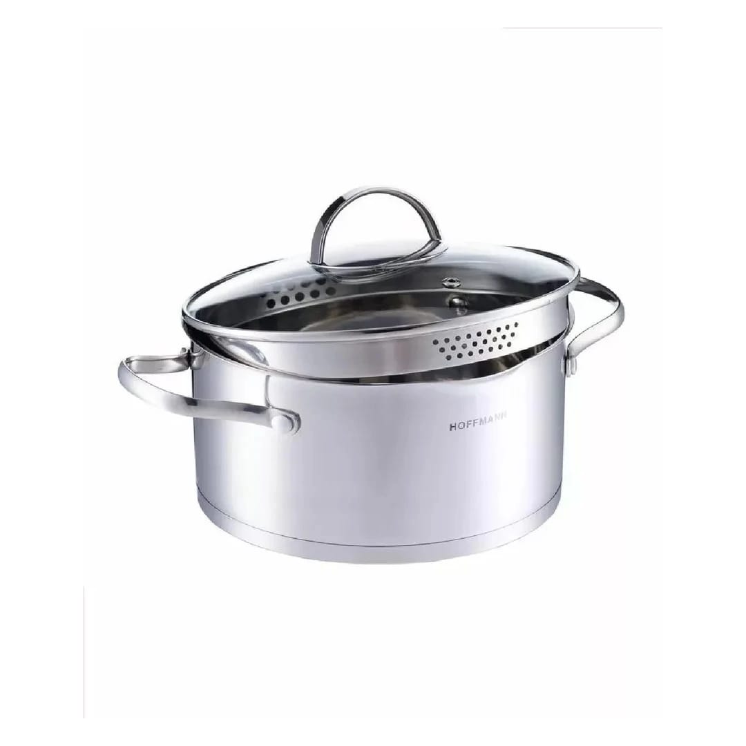 Кастрюля 2,6 л/ 18 см со сливом, нерж. сталь (арт.НМ 5618), норма - фото 4