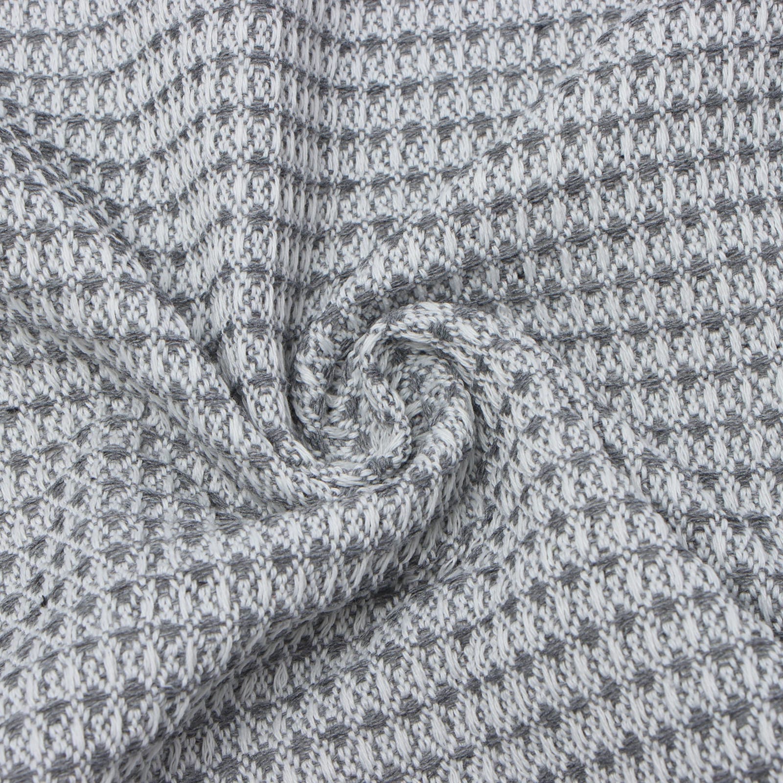 Плед Этель Waffle 130*180см , цв.серый,80%хлопок, 20% п/э 10285439, норма - фото 2
