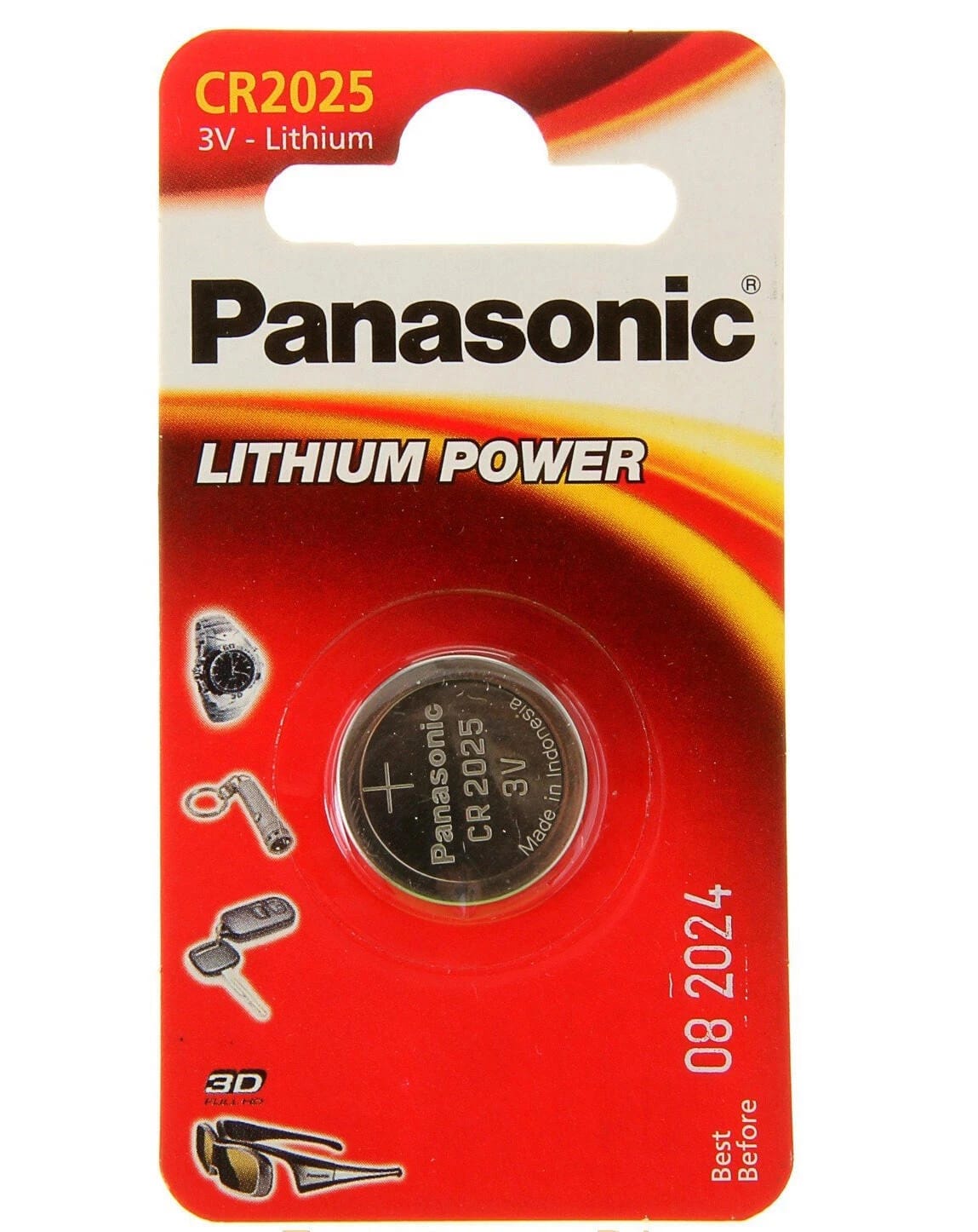 Элемент питания Panasonic Power Cells CR2025 BР-1 (1шт.), норма - фото 1