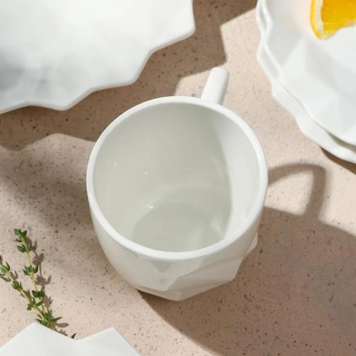 Кружка "Айсберг" 350мл, белая 6776515, норма - фото 2