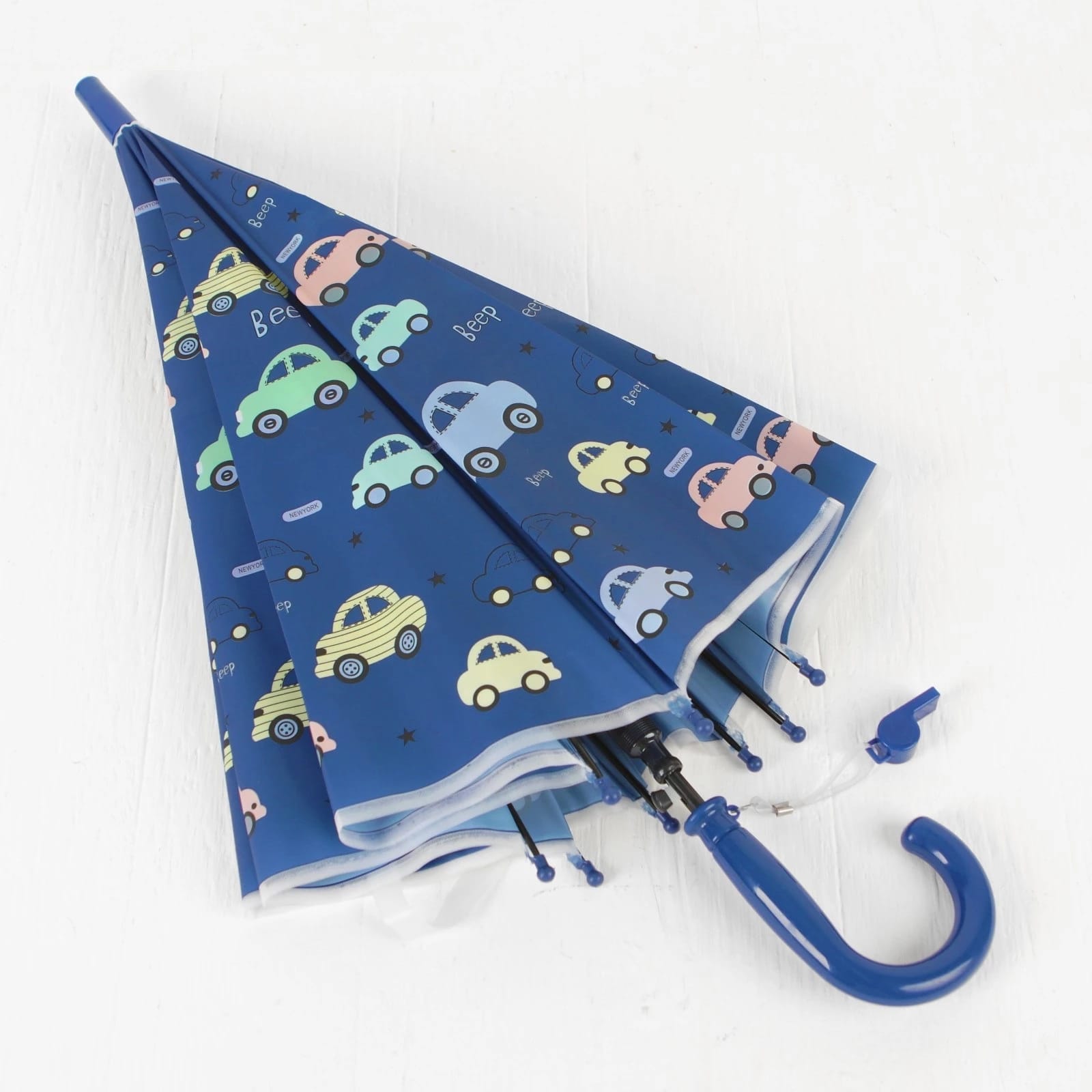 ЗОНТ ДЕТСКИЙ "ТРАНСПОРТ" 80*80*65 СМ МИКС   4289168, норма - фото 1