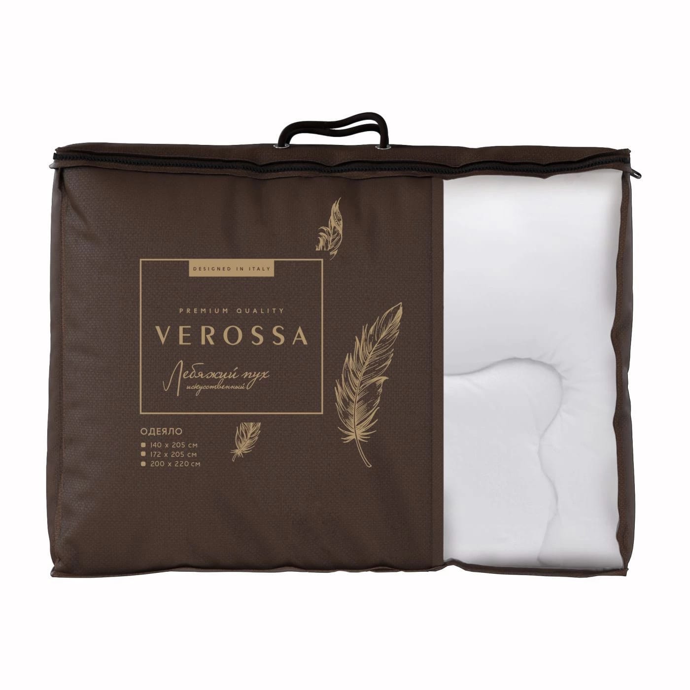 Одеяло Verossa 172/205 Искусств. Лебяжий Пух Классическое, норма - фото 3