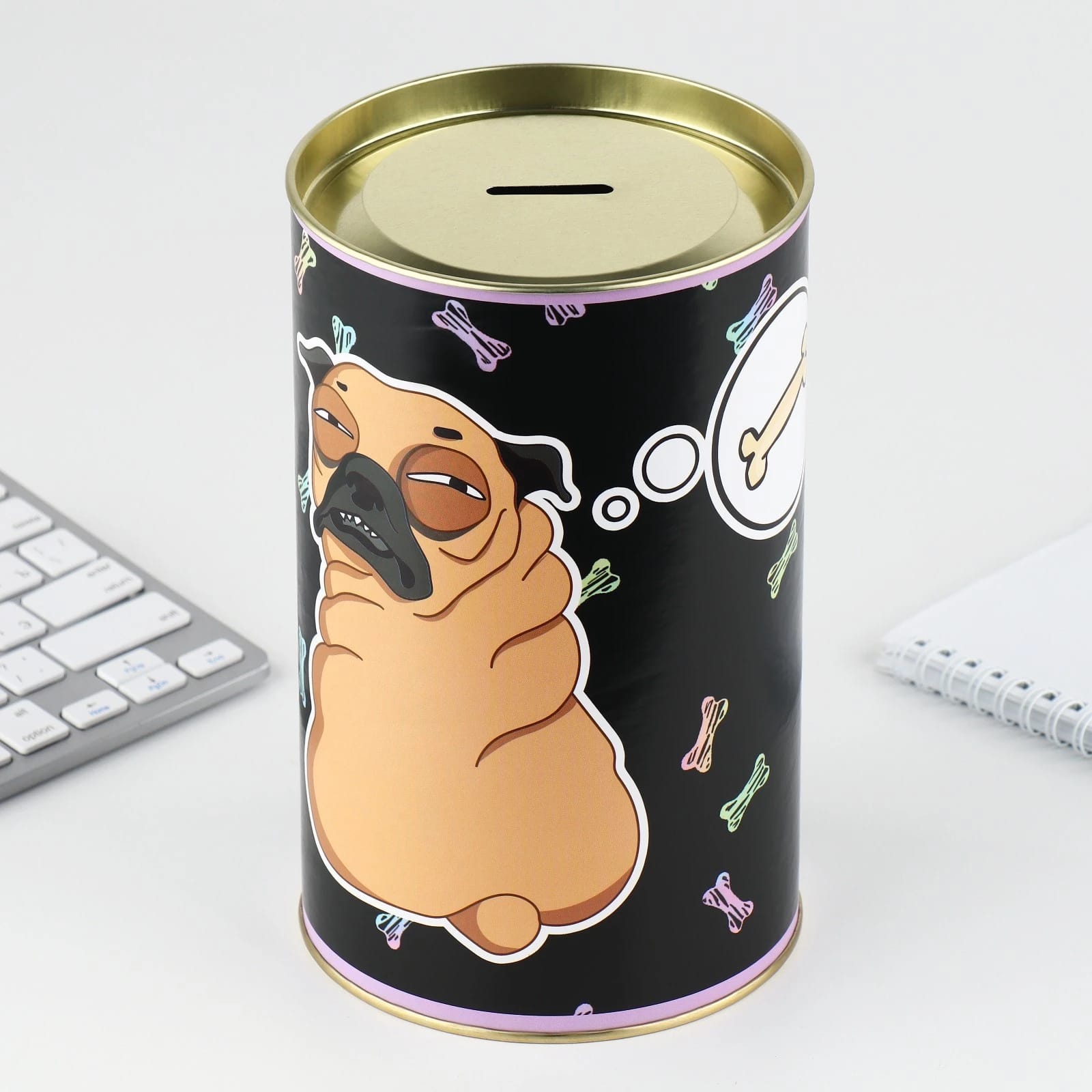 Копилка XXL «Мопс» 20х12,5 см 9473415, норма - фото 1