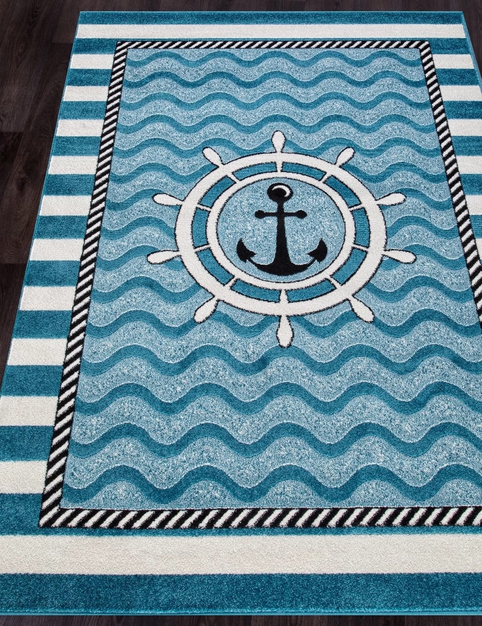 Ковёр RIO (C052, 1,6*2,3, STAN, BLUE), норма - фото 2