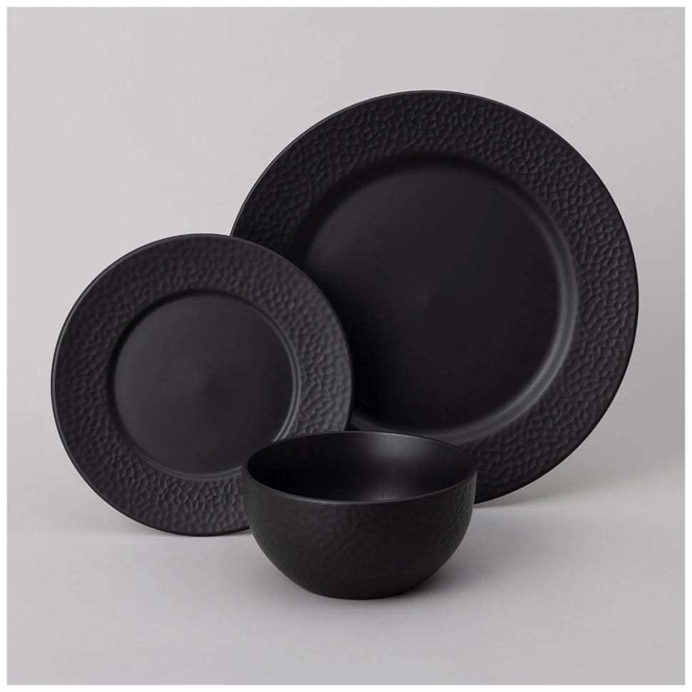 Набор обеденный "Saturn" на 4 персоны 12 пр., черн. (арт. 191-285), норма - фото 1