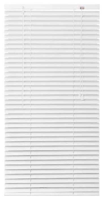 Жалюзи алюминиевые (венецианские шторы) 70х160см 25мм белый 5008070160, норма - фото 1
