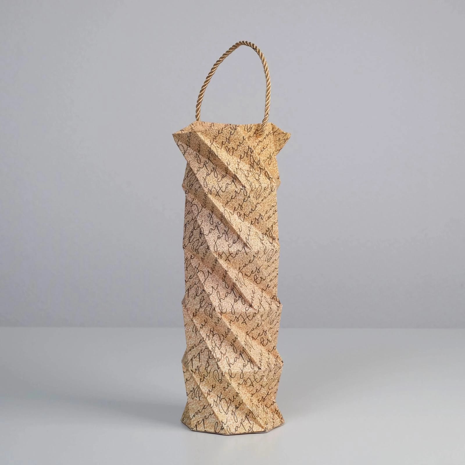 Пакет под бутылку "Present for you" 37,5х11х9 см  5352457, норма - фото 1