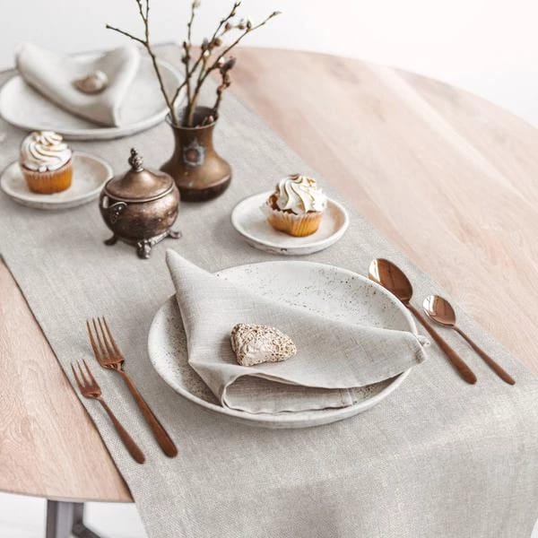 Дорожка столовая Волшебная Ночь рогожка ДТ172 40/140 экрю 70, норма - фото 1