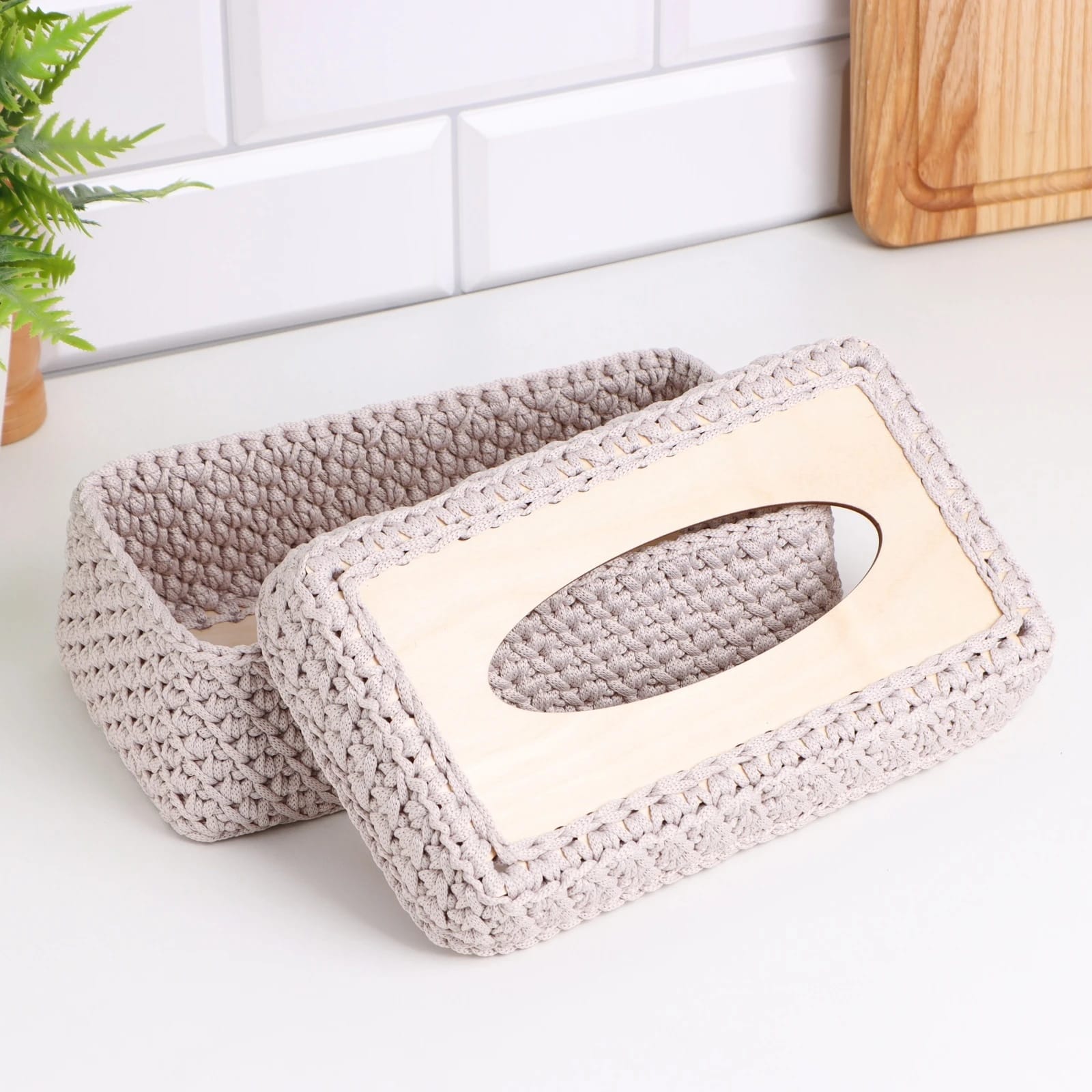 Салфетница 25х17х7,5 см, полиэфирное волокно 10454318, норма - фото 2