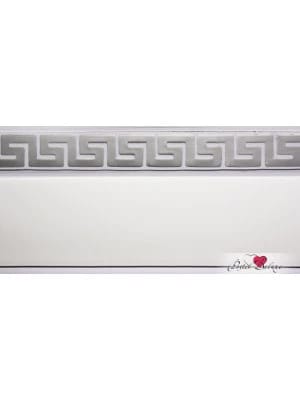 Карниз Классика  в сборе, 2-х рядный, "Серебро Рим", 3,5м (Р), норма - фото 1