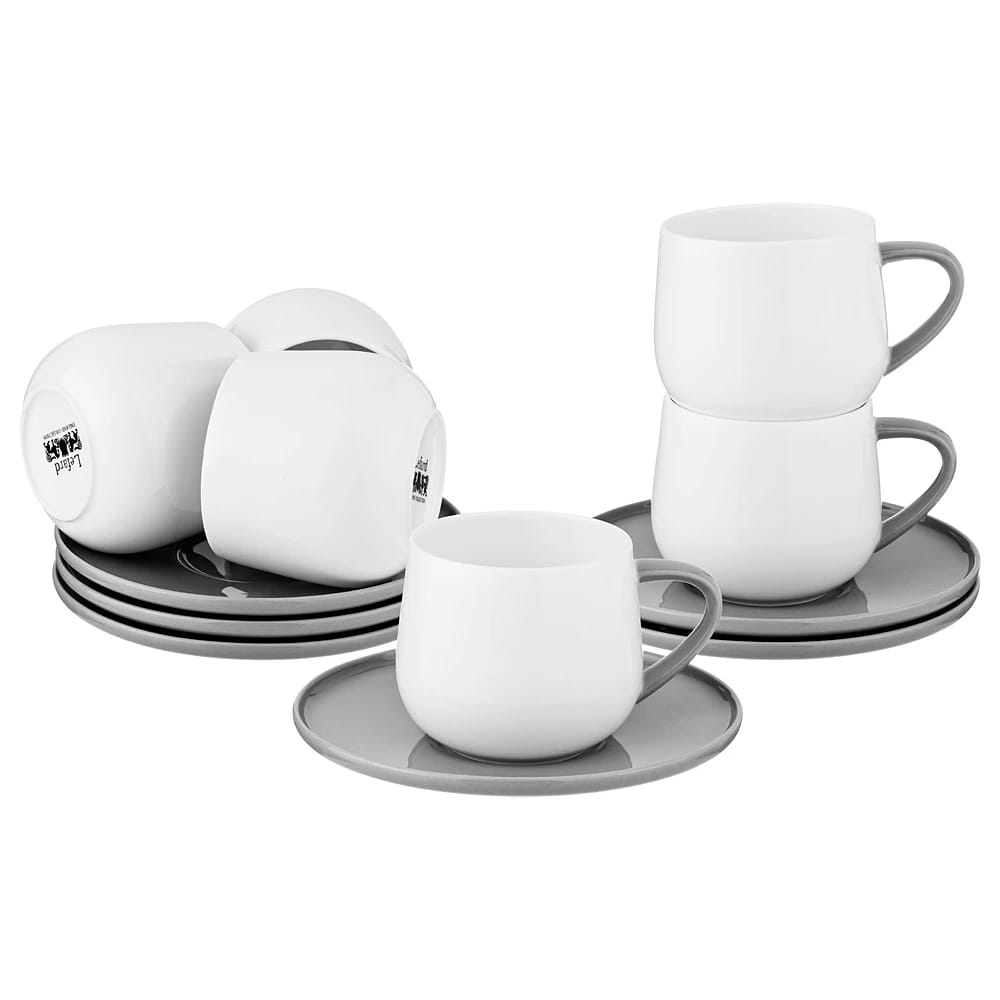 Набор чайный на 6 персон 12 пр. 250 мл, серый (кор=6набор.) (арт.264-972), норма - фото 1