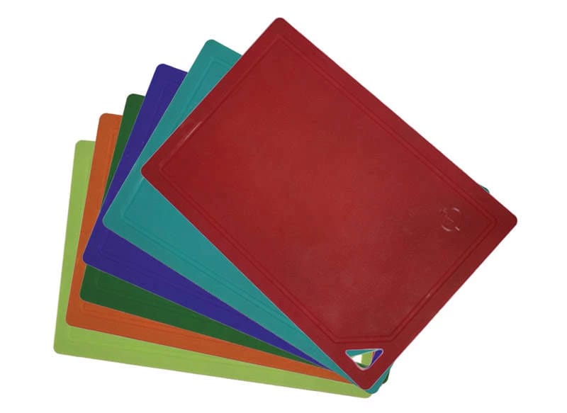 Доска разделочная прямоугольная средняя 310*210 мм (полиуретан) цв в асс. (арт. ДРГ-3022), норма - фото 1