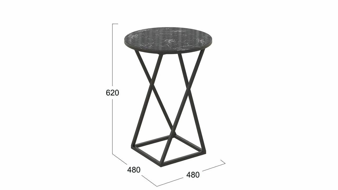 ДП 1-03-05 (чёрный/стекло с рисунком мрамор черный) - фото 4