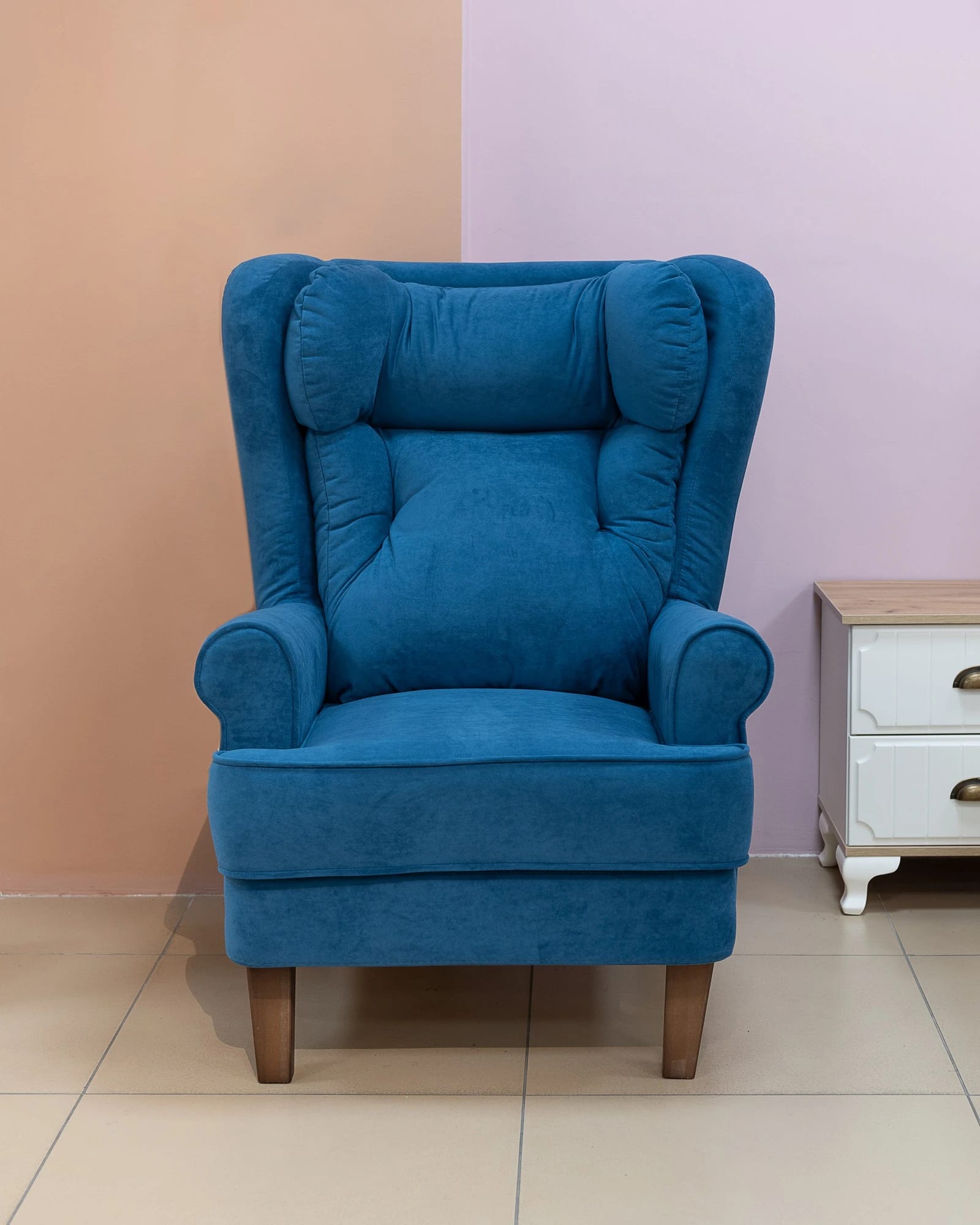 КОМФОРТ-2 (Ультра деним (Ultra denim)  / Орех (Лак)) - фото 8