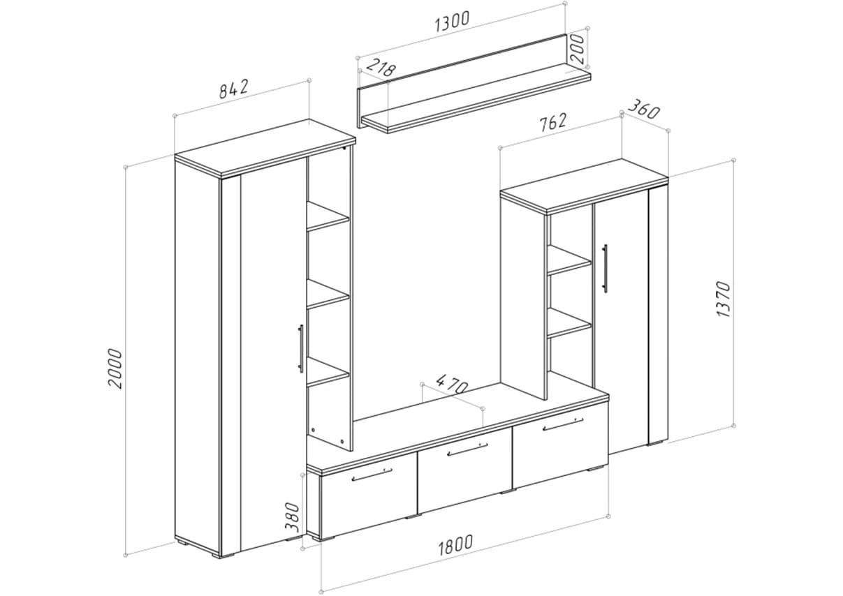 ДУБЛИН (белый/графит) - фото 4