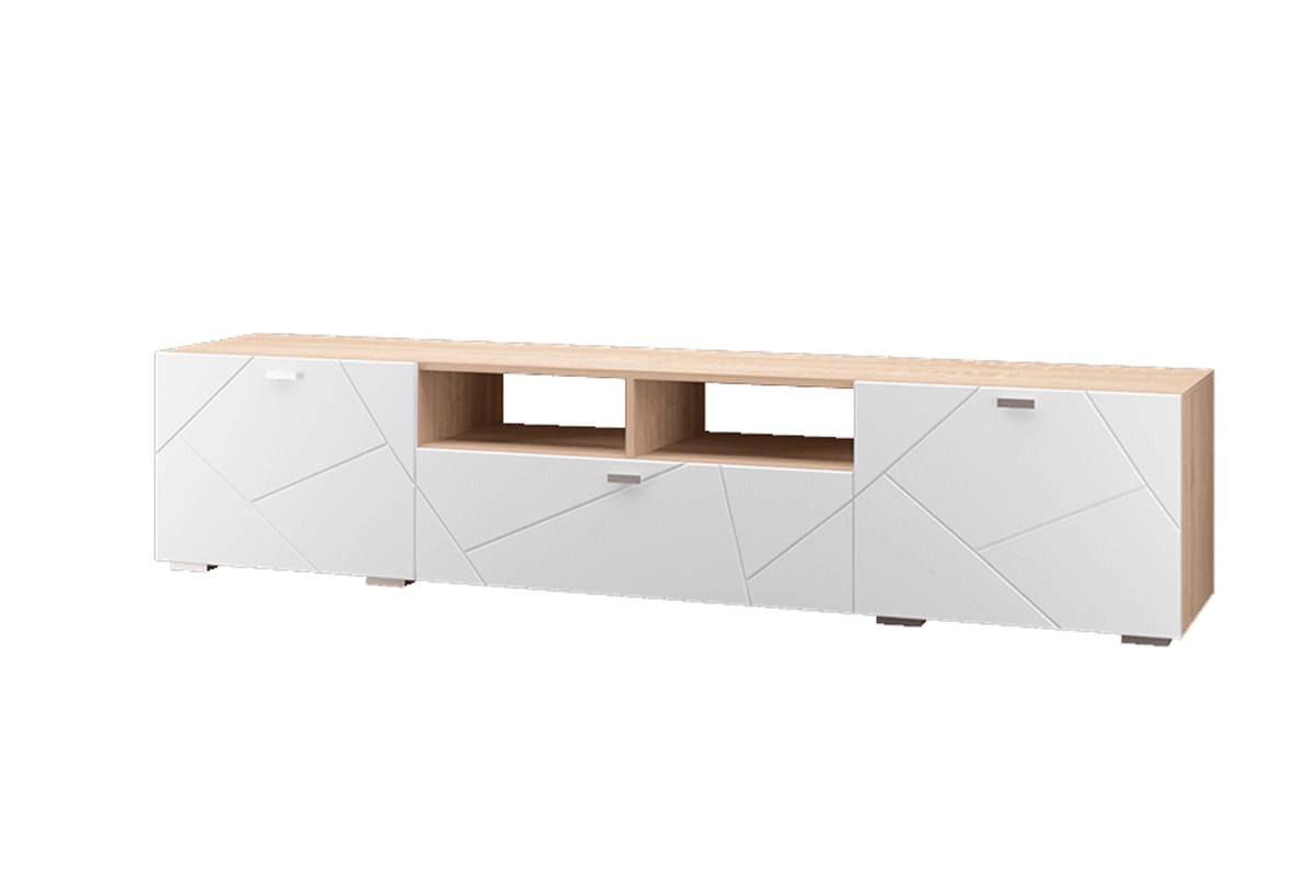 СКАЙЛАЙН (дуб сонома светлый/белый шагрень) - фото 1