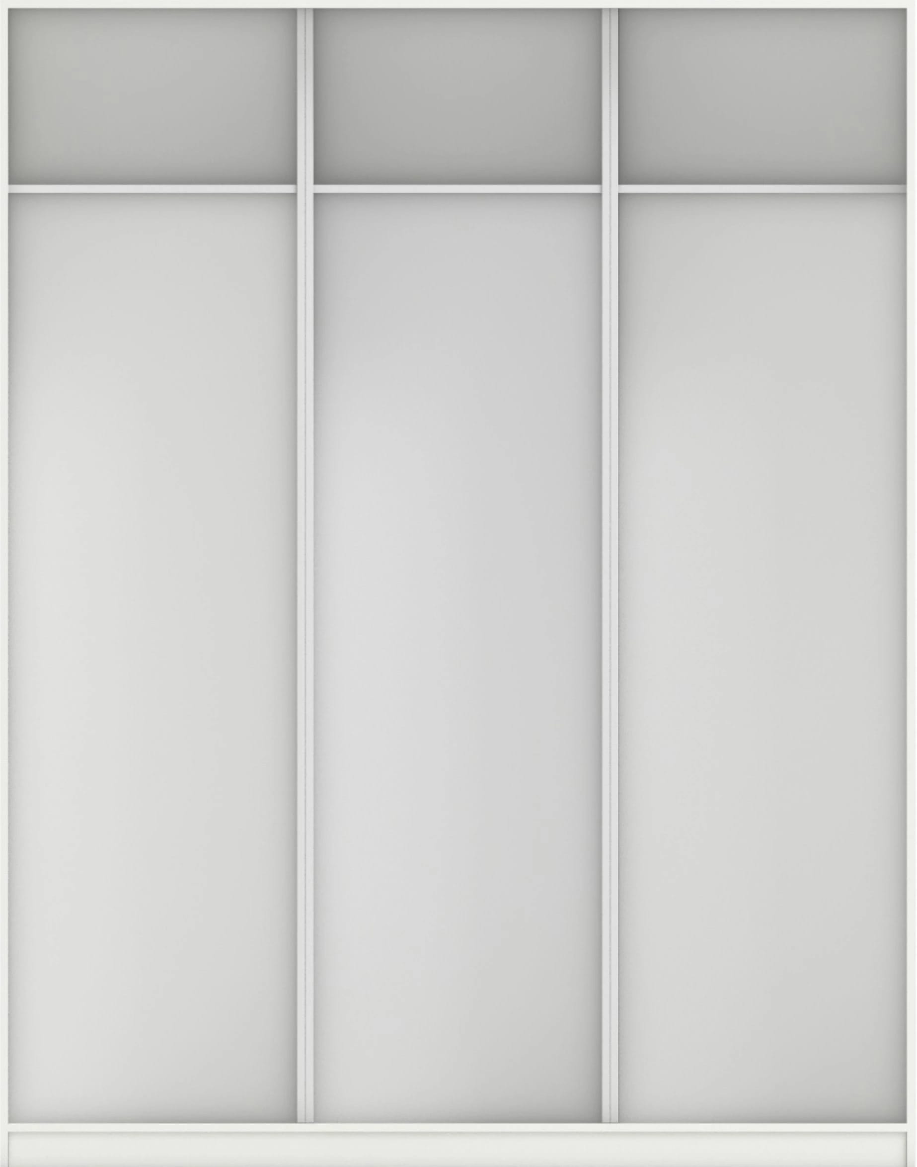 КОРПУС ШКАФА 1800*600*2300 ММ С АНТРЕСОЛЬНЫМИ ПОЛКАМИ (Корпус: БЕЛЫЙ шагрень, Наполнение: БЕЛЫЙ шагрень) - фото 3