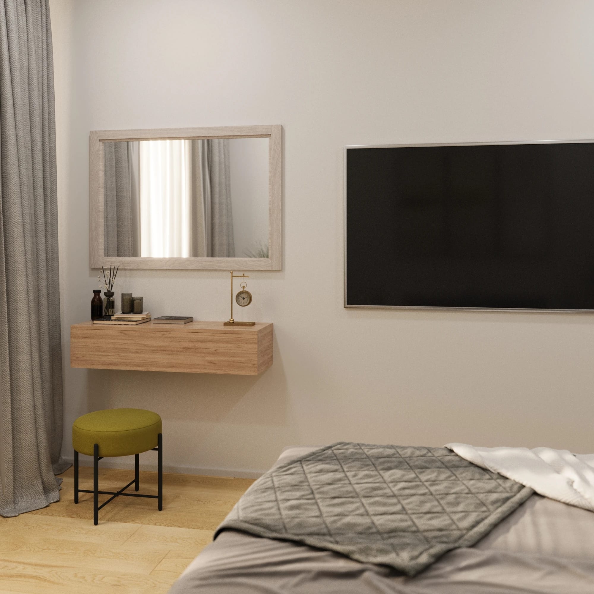 ТУМБА УНИВЕРСАЛЬНАЯ ПОДВЕСНАЯ ТИП 2 (910Х290Х200ММ) (Дуб крафт золотой) - фото 2