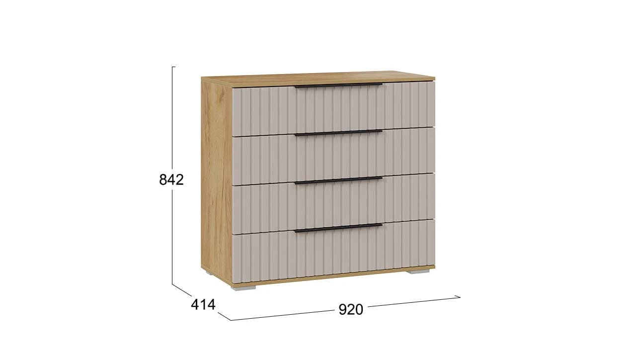 ХИЛТОН (дуб крафт золотой/мокко матовый) - фото 3