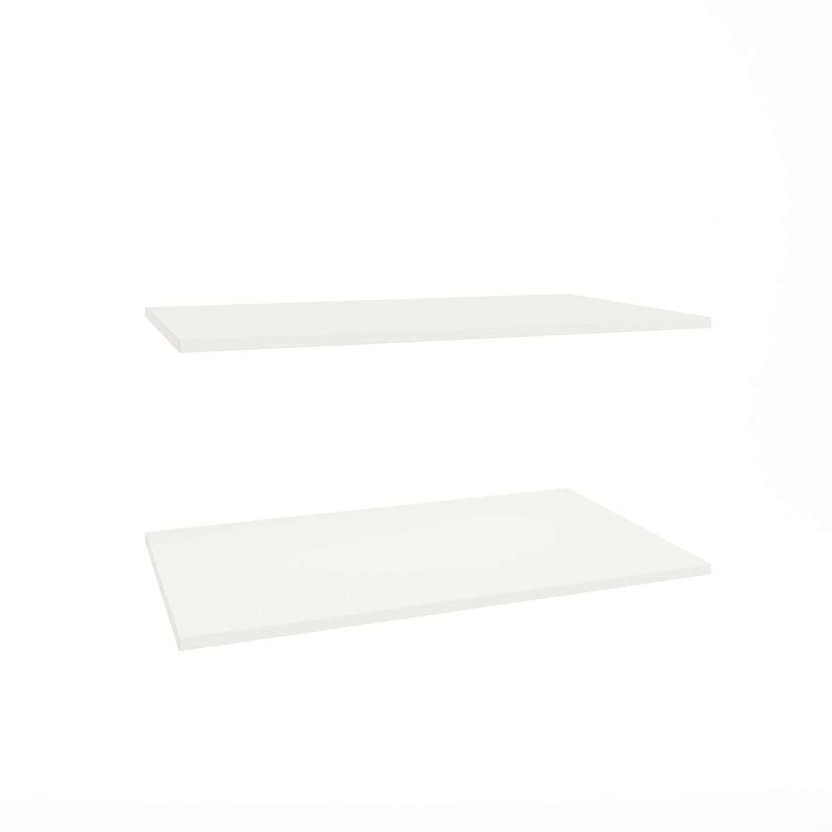 ПОЛКА 765*439 (ДЛЯ ШКАФОВ 600) 2 ШТ В КОМПЛ. (белый шагрень) - фото 2