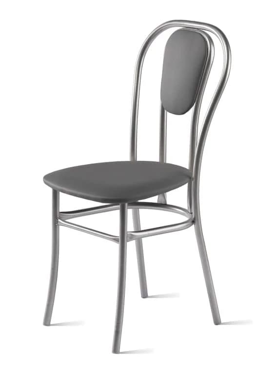 ВЕНСКИЙ-М (сиденье: ВИК MARVEL gray (серый)/каркас: алюминий (светло-серый)) - фото 1