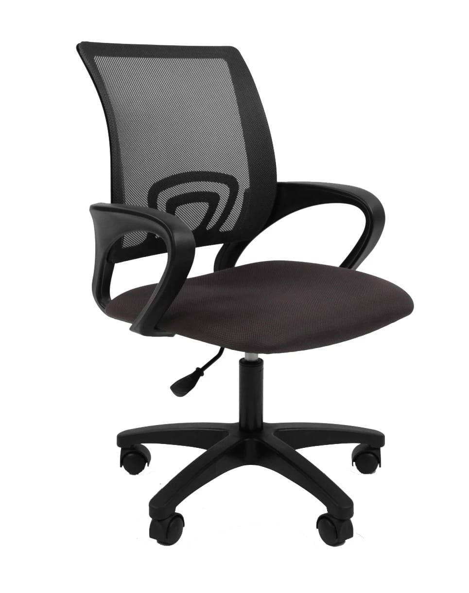 NOVA CHAIR OFFICE J2 (сиденье TW-12 (серый)/спинка TW-01 (черная)) - фото 1