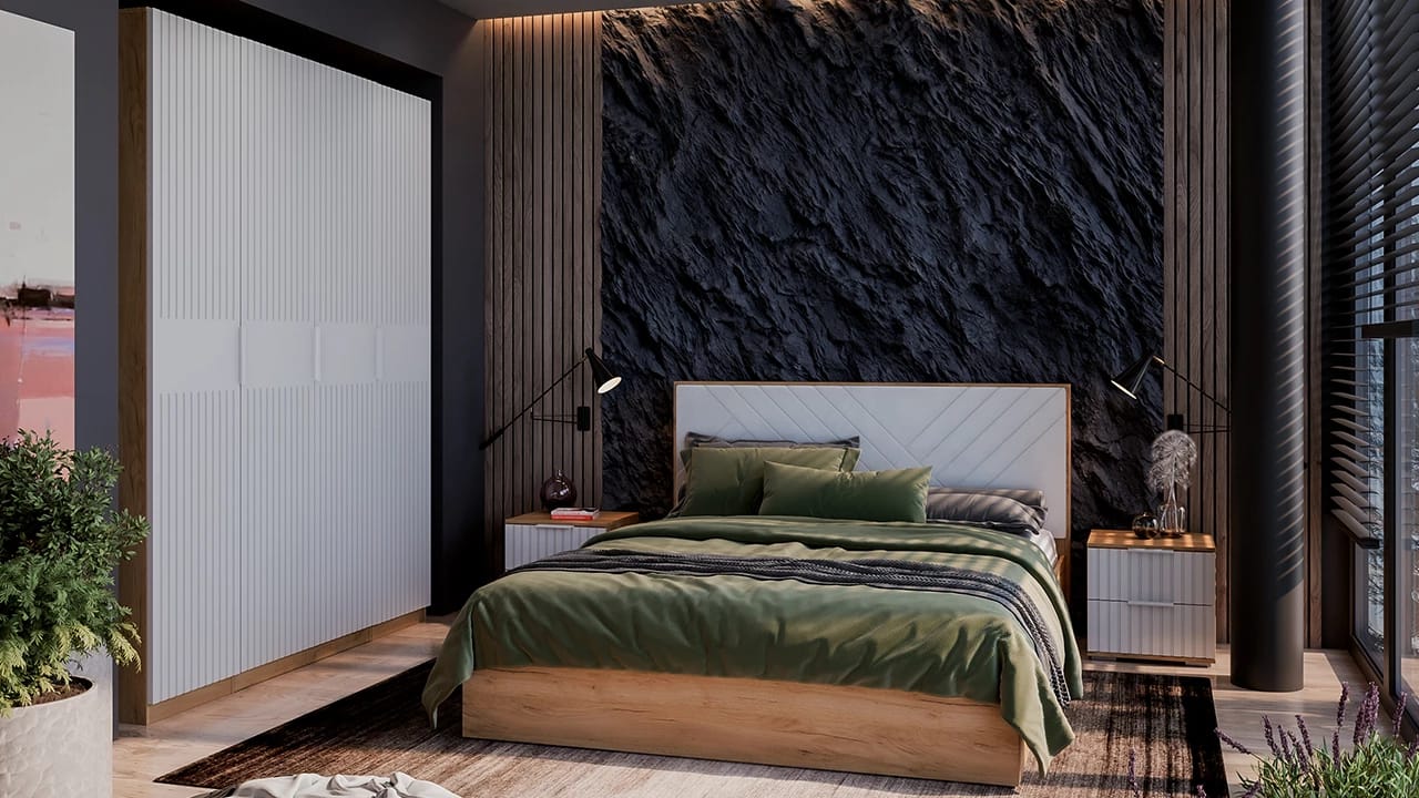 ХИЛТОН (дуб крафт золотой/белый матовый) - фото 5