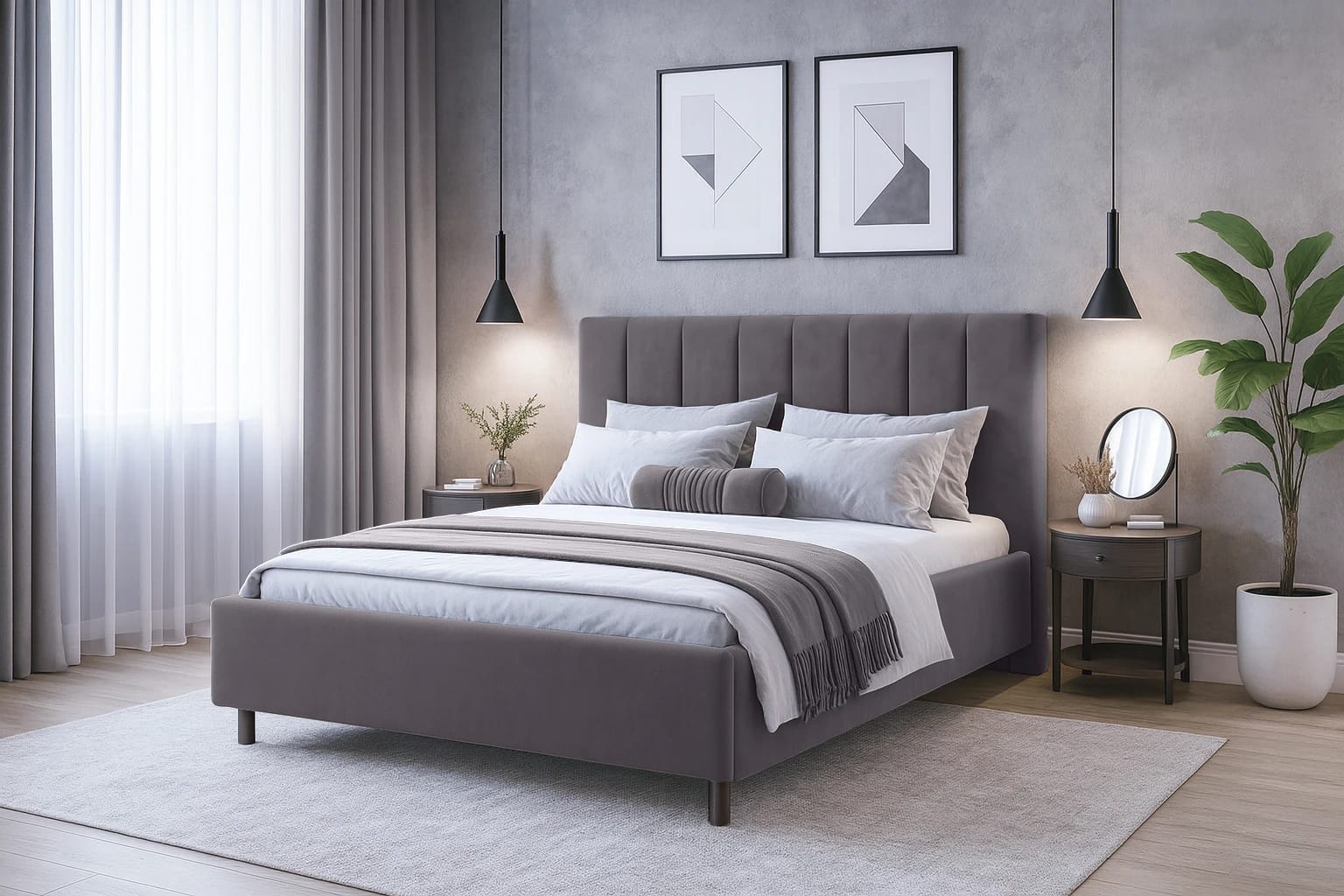 TIFFANY 1 FEET (велюр Велютто 19/Фурнитура) - фото 3