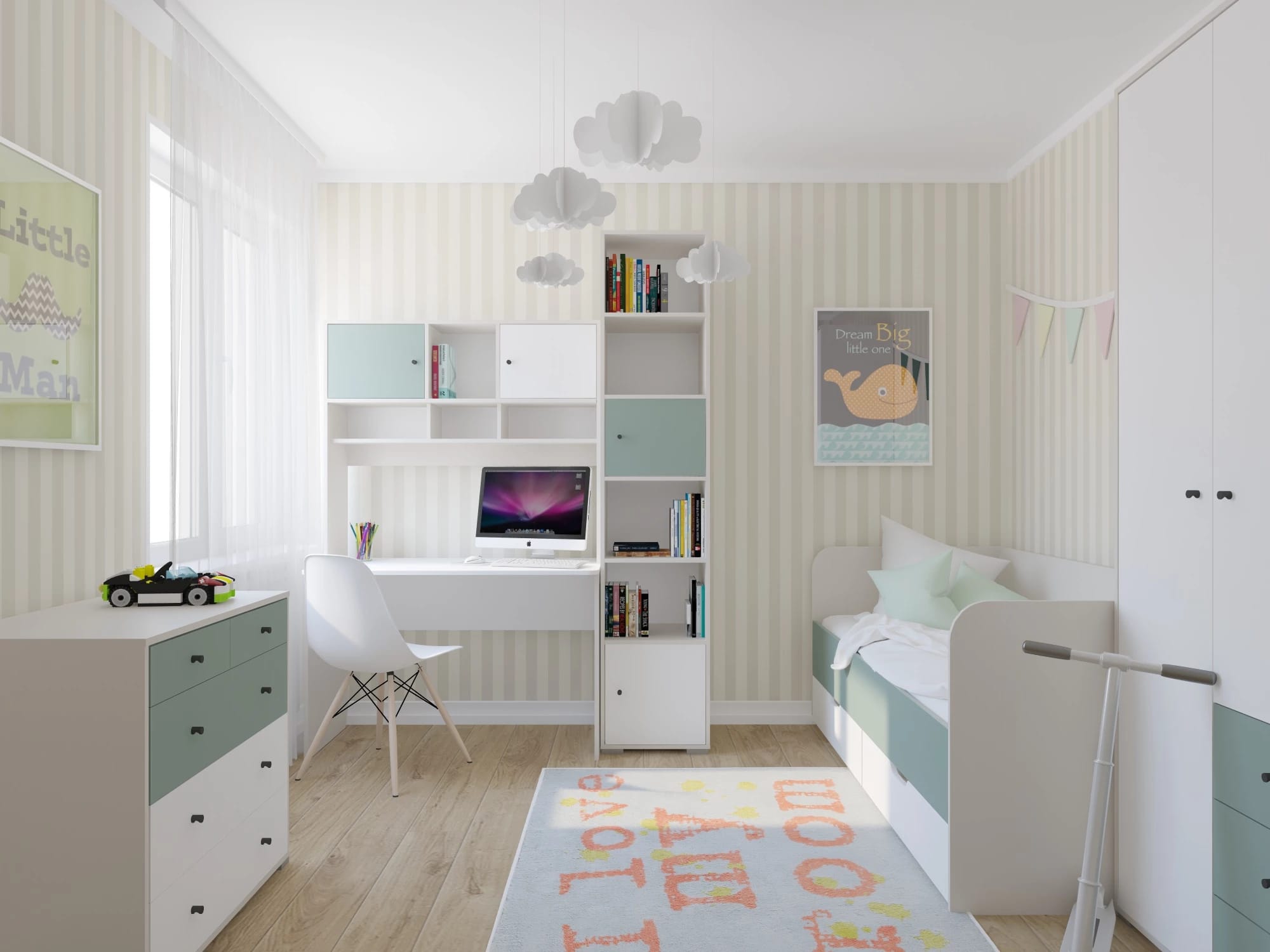 ДЖУНИОР (тэффи (легкий шелк)/муссон/белый шагрень) - фото 4