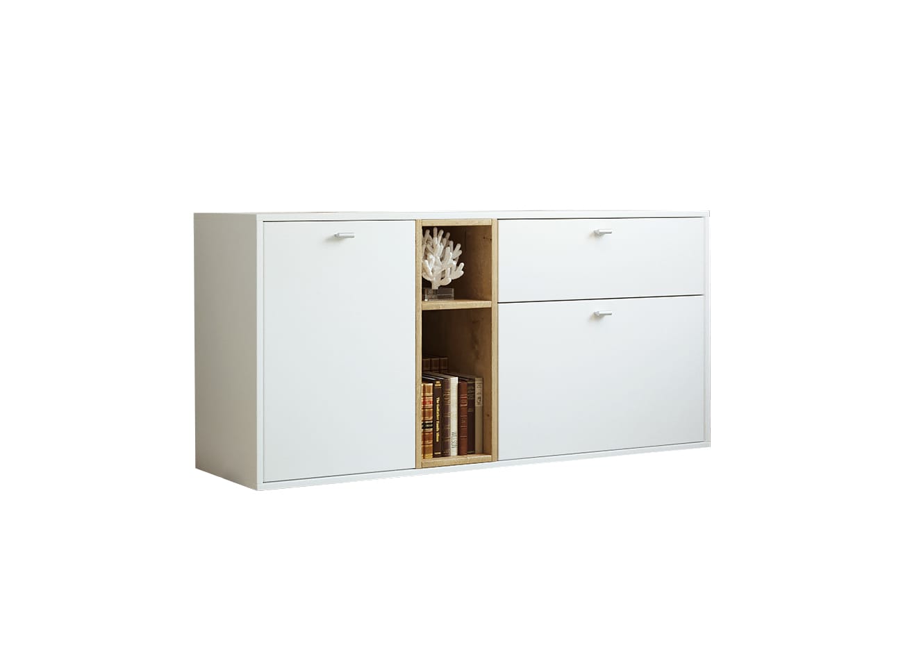 ЛАНС (белый/дуб бунратти) - фото 1