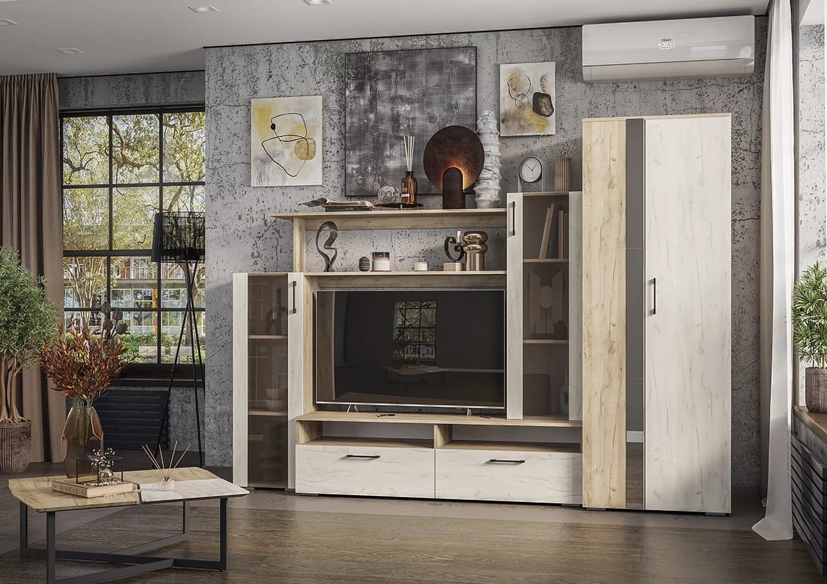 ЭММА (дуб крафт серый/дуб крафт белый) - фото 3