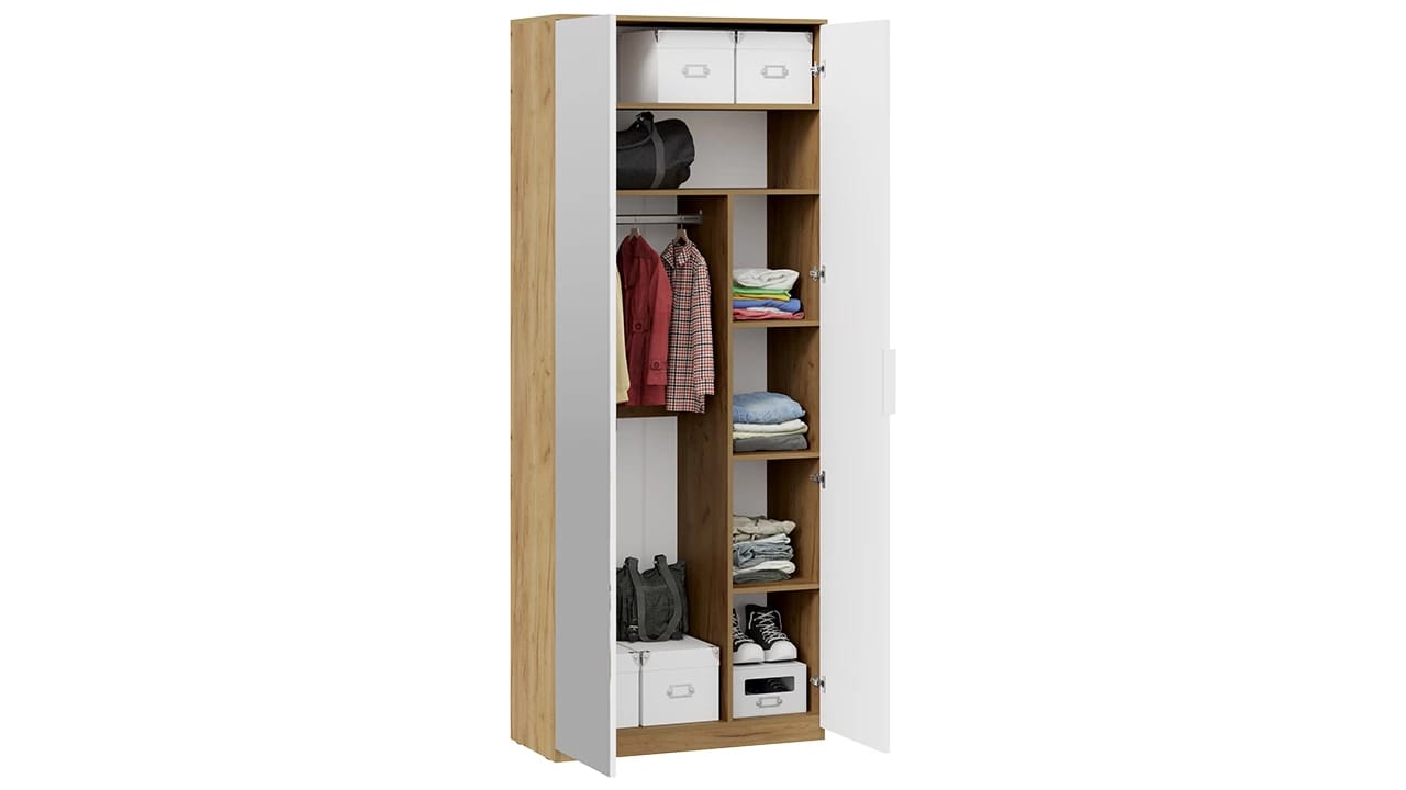 ХИЛТОН (Дуб Крафт Золотой/Белый матовый) - фото 5