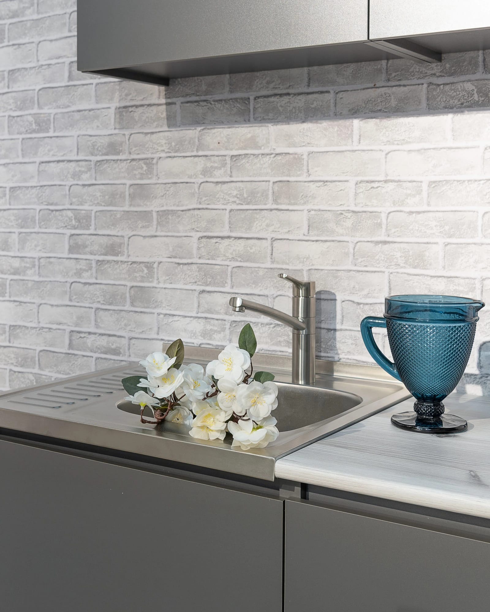 АЙДЕН (серый графит/серый графит/ столешница сосна бискайская) - фото 9