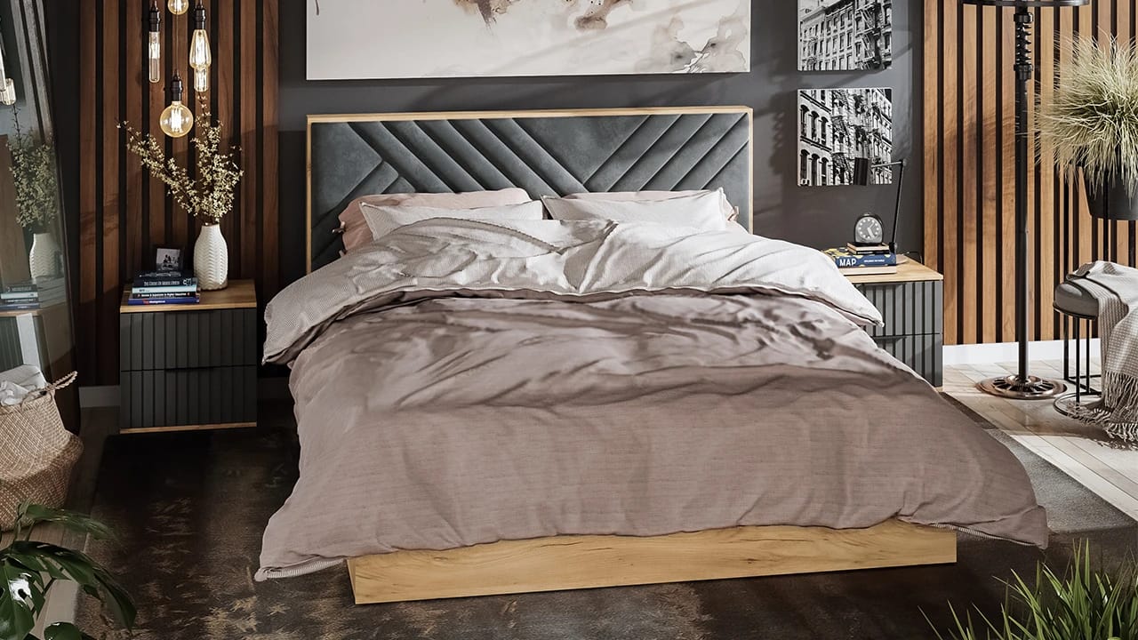 ХИЛТОН (дуб крафт золотой/графит матовый) - фото 6