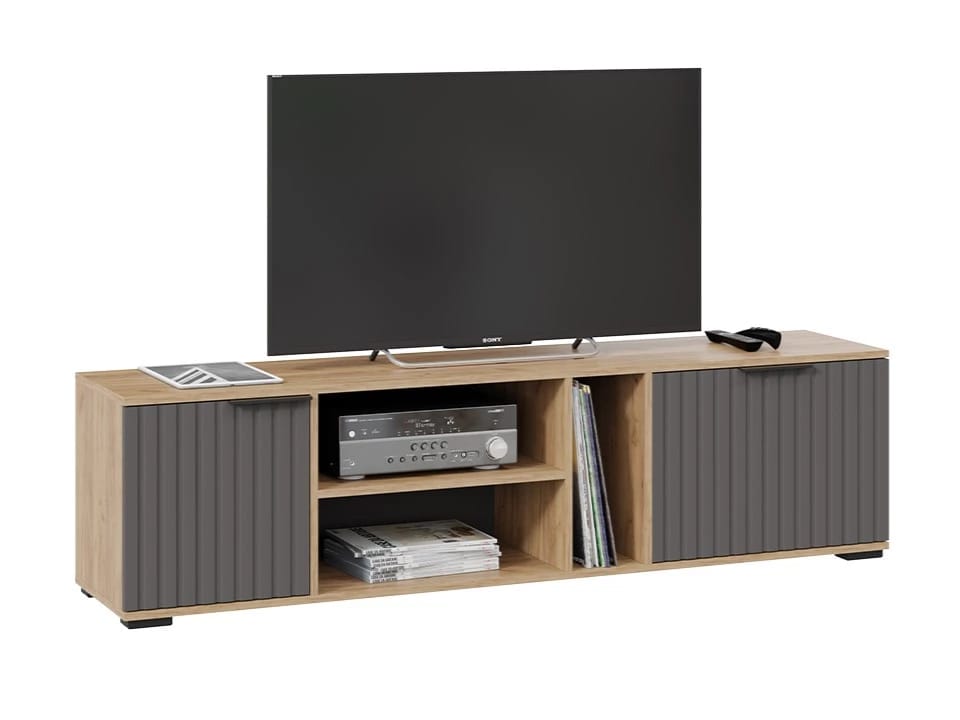 ХИЛТОН (Дуб крафт золотой/Графит матовый) - фото 2