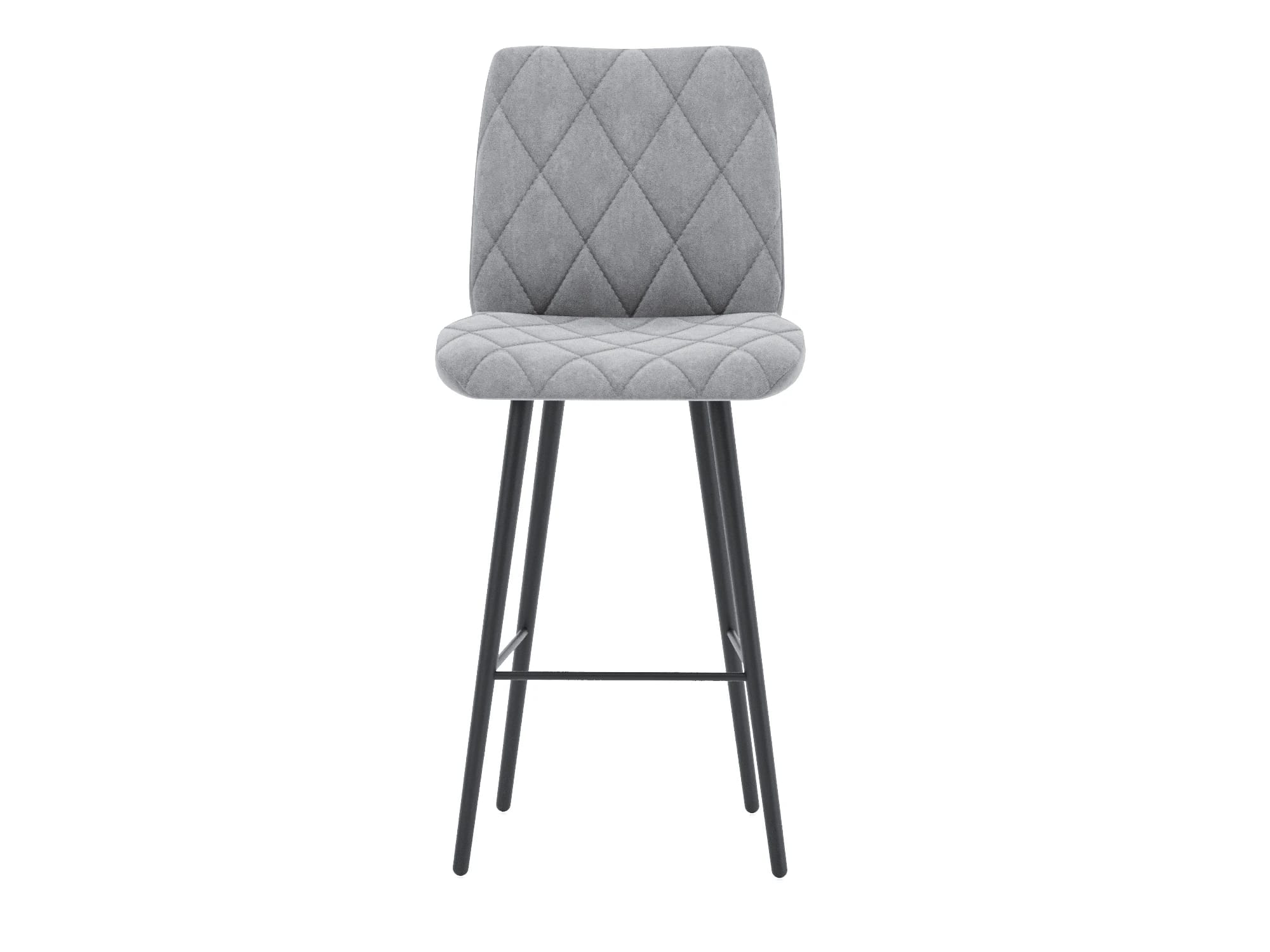 ОМЕГА (Сиденье (Текстиль велюр LEONARDO 14 (серый)/основание черная матовая (муар)) - фото 4