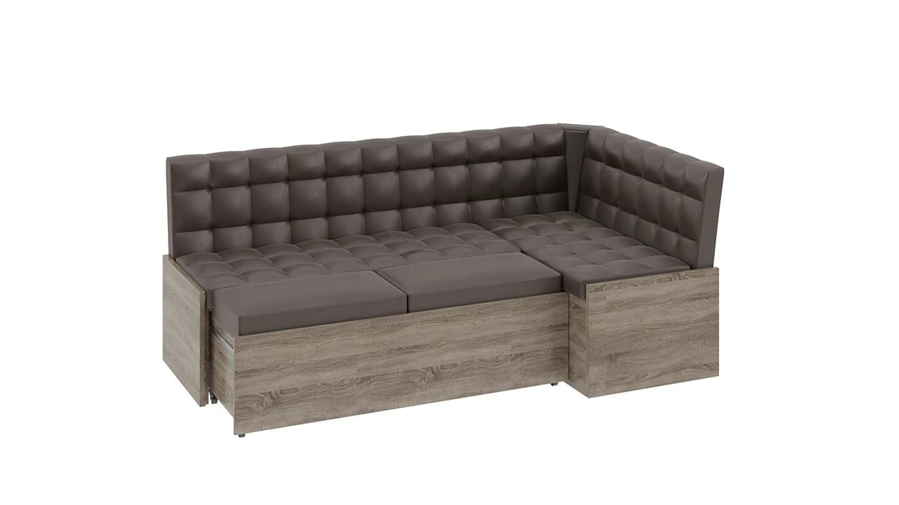 ФОРЕСТ (дуб сонома трюфель/кожзам коричневый) - фото 4