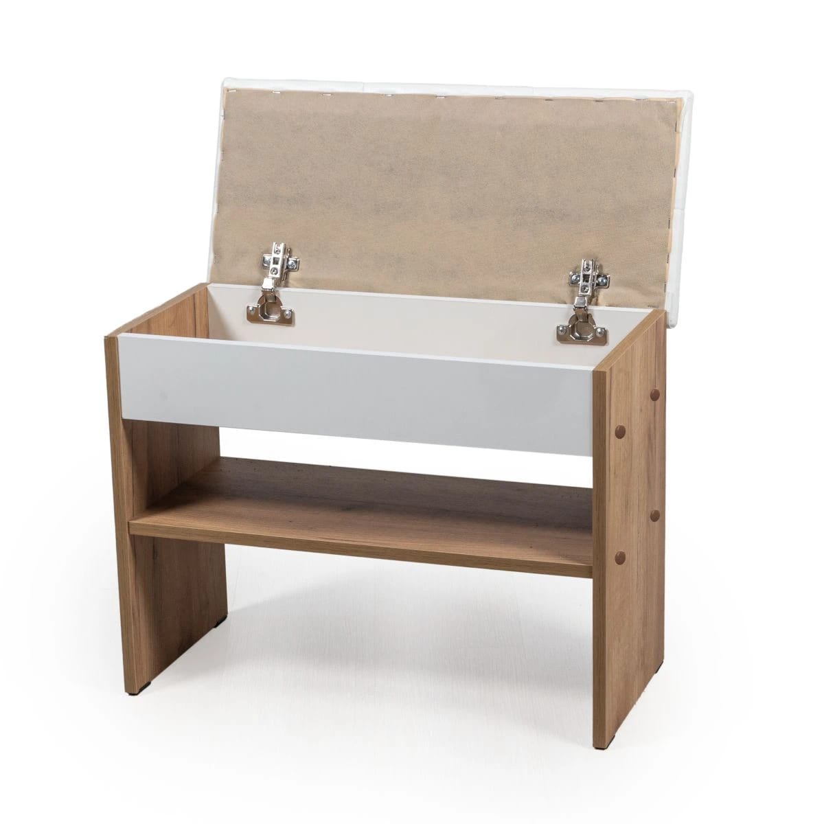 ЛЕССИ-М (Дуб крафт золотой/Белое/Б.милк) - фото 2