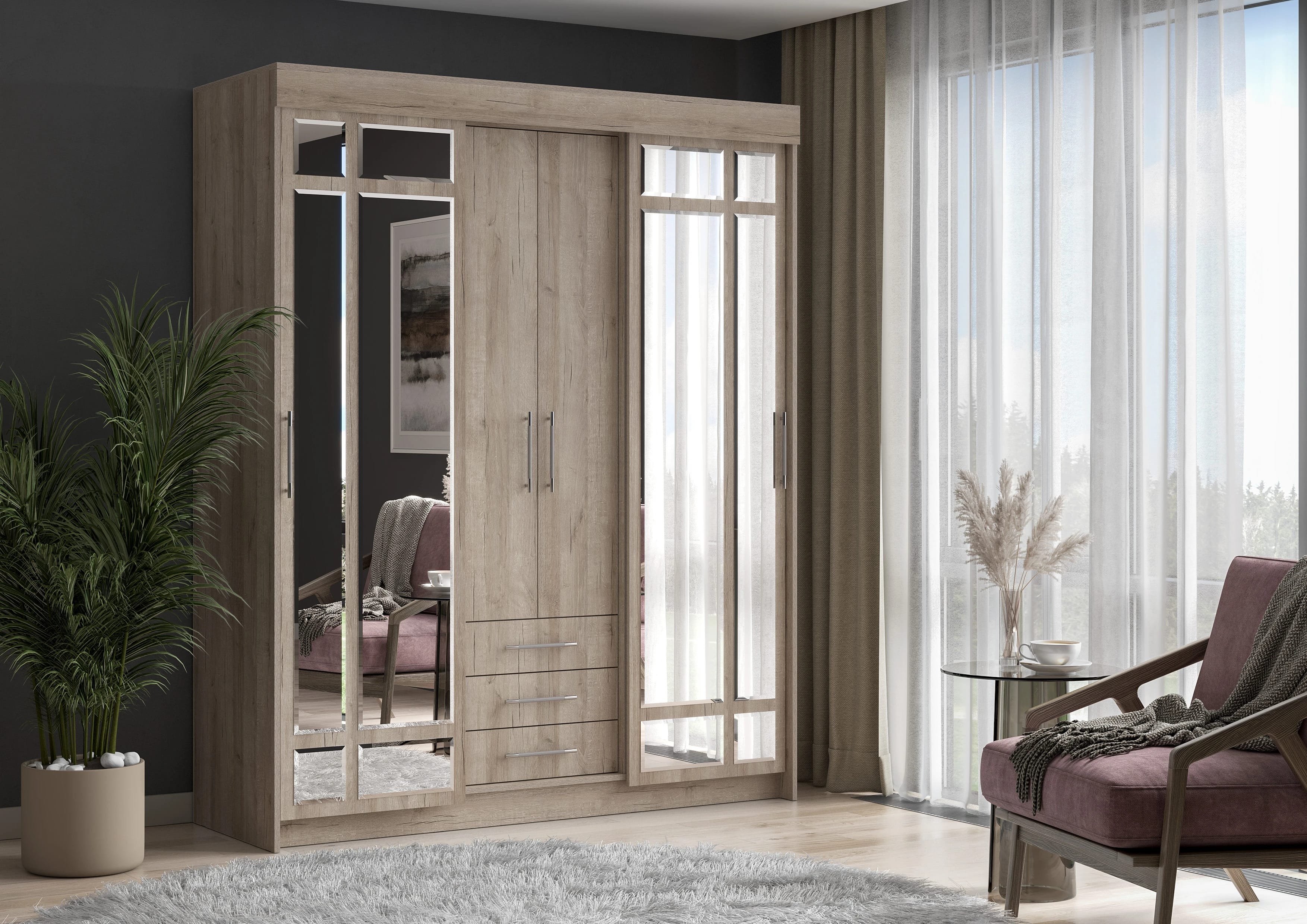 ФОРТУНА (дуб крафт серый/дуб крафт серый) - фото 3